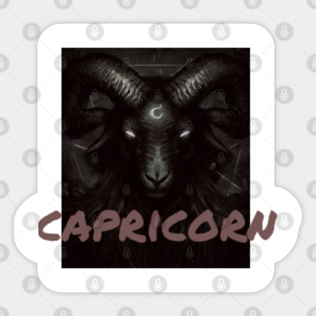 capricorn Sticker by ziemniak13